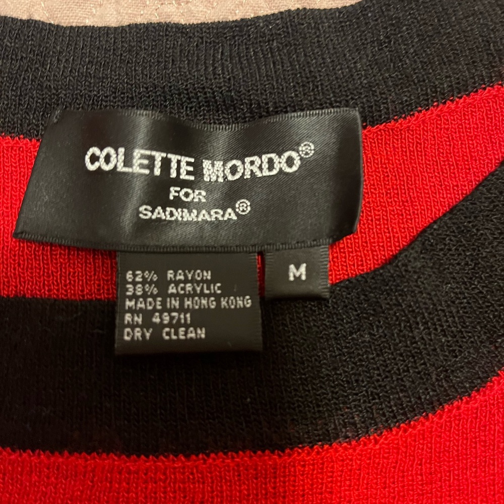 Collet Mordo for Sadi Mara sweater.Vintage